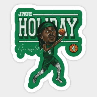 Jrue Holiday Boston Cartoon Sticker